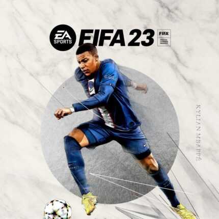 Килиан Мбаппе на обложке игры FIFA 23 от EA Sports