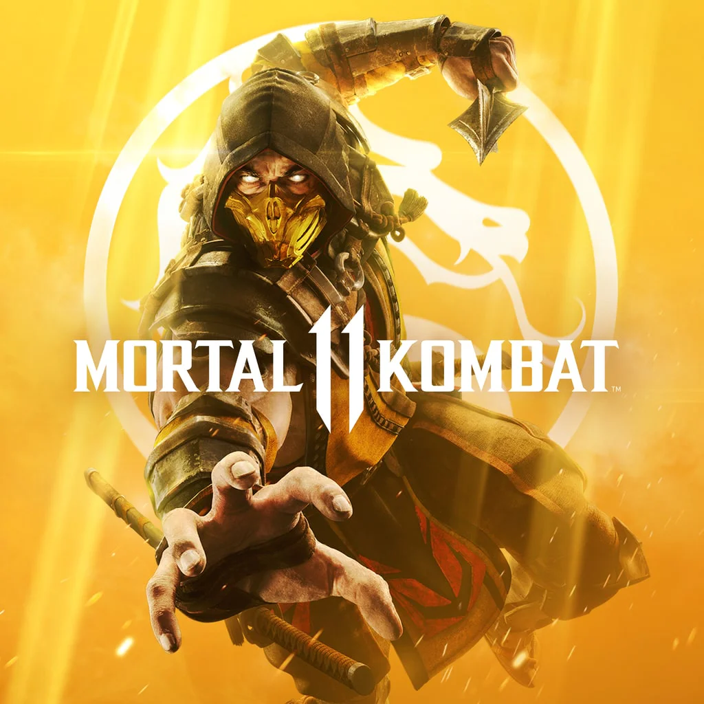Скорпион на обложке игры Mortal Kombat 11