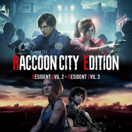 Главные герои из игр Resident Evil 2 и Resident Evil 3 на обложке Raccoon City Edition