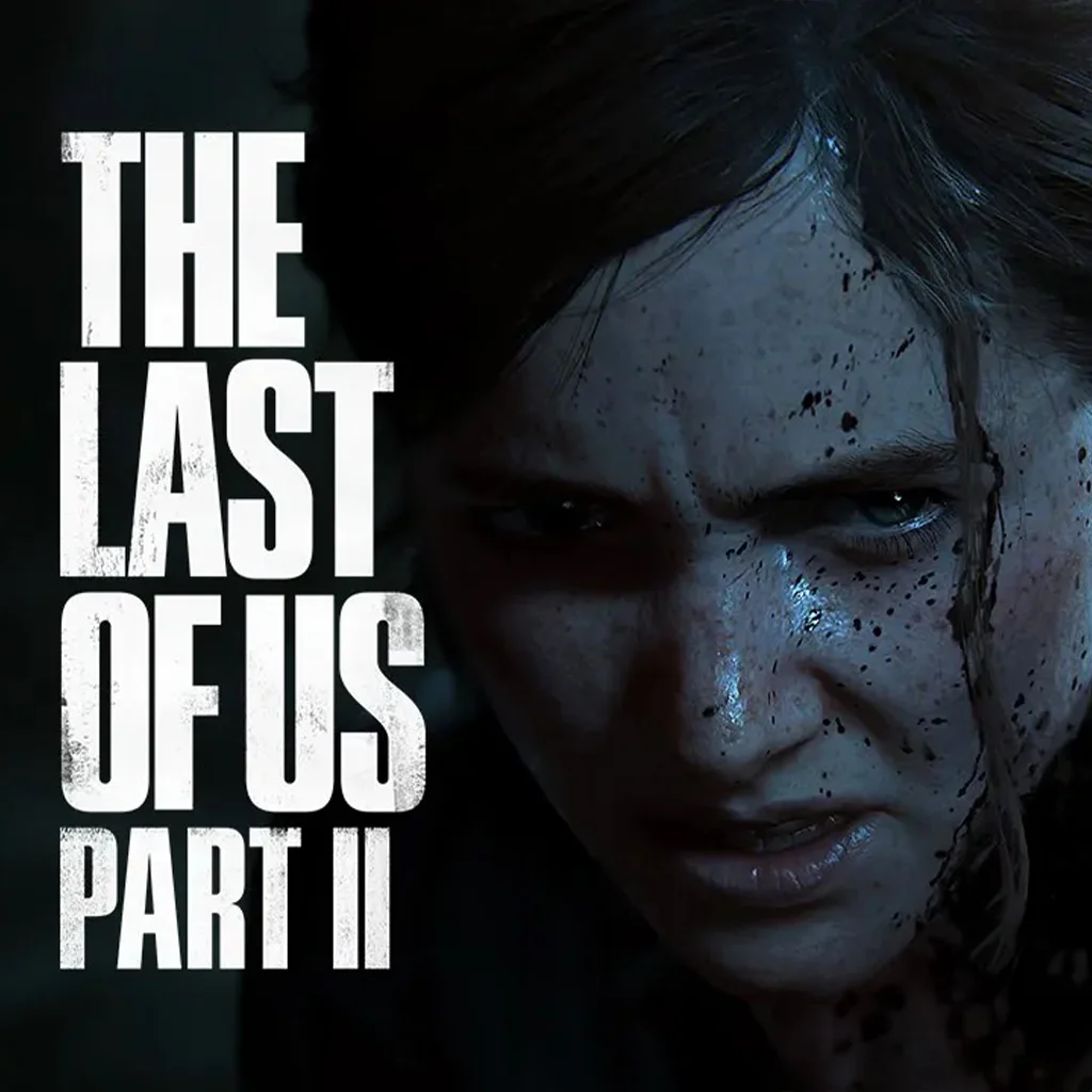 Элли из игры The Last of Us Part II, крупным планом с решительным выражением лица