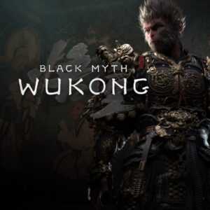 Персонаж из игры Black Myth Wukong в традиционных доспехах
