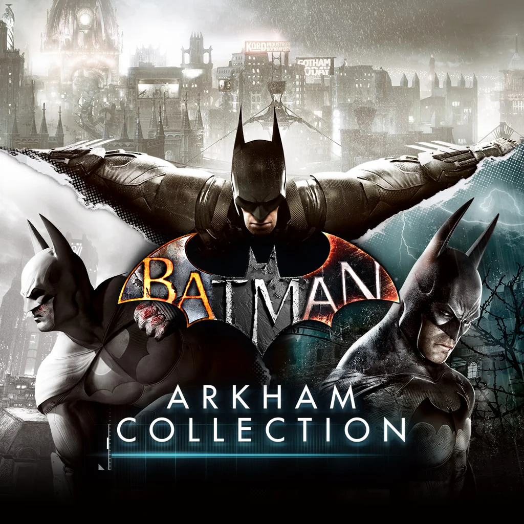 Логотип игры Batman: Arkham Collection Логотип игры Batman: Arkham Collection с изображением Бэтмена