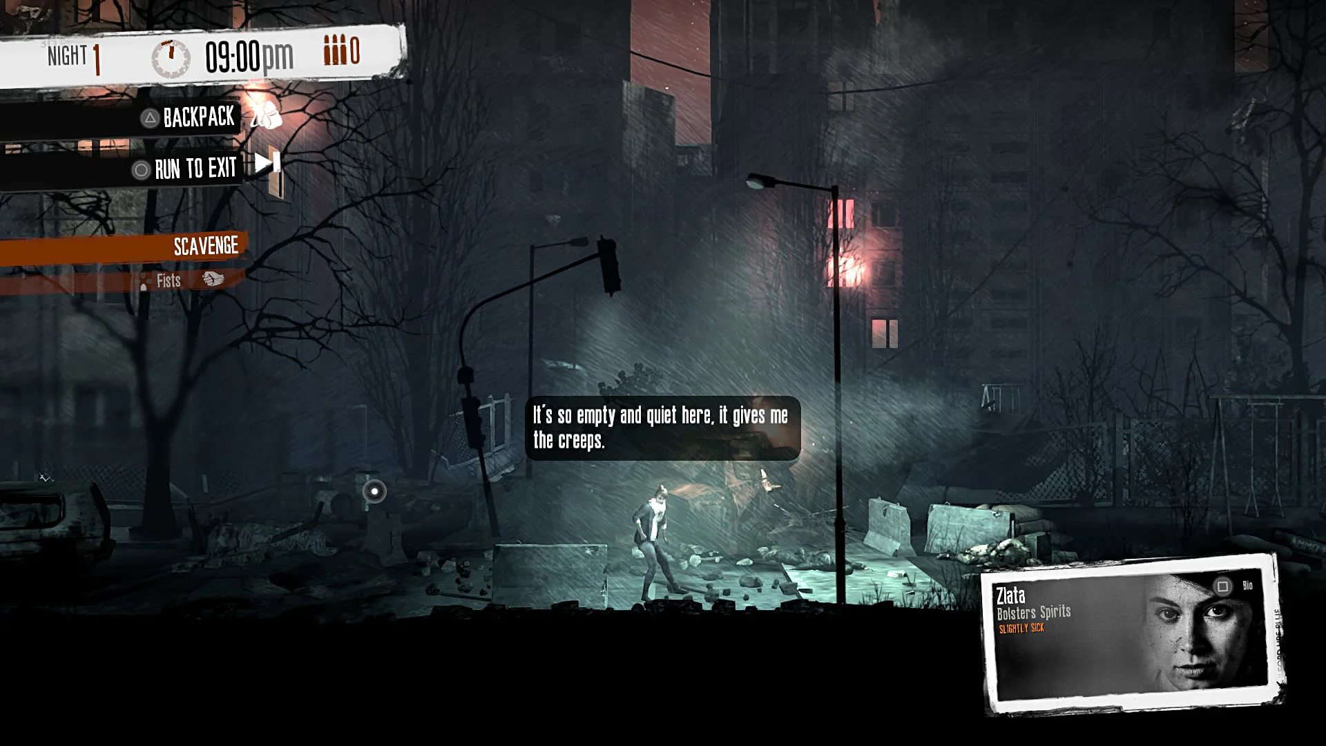 Скриншот из игры This War of Mine: The Little Ones
