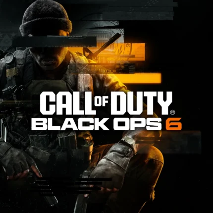 Официальная обложка Call of Duty: Black Ops 6 с изображением оперативника и логотипом игры.
