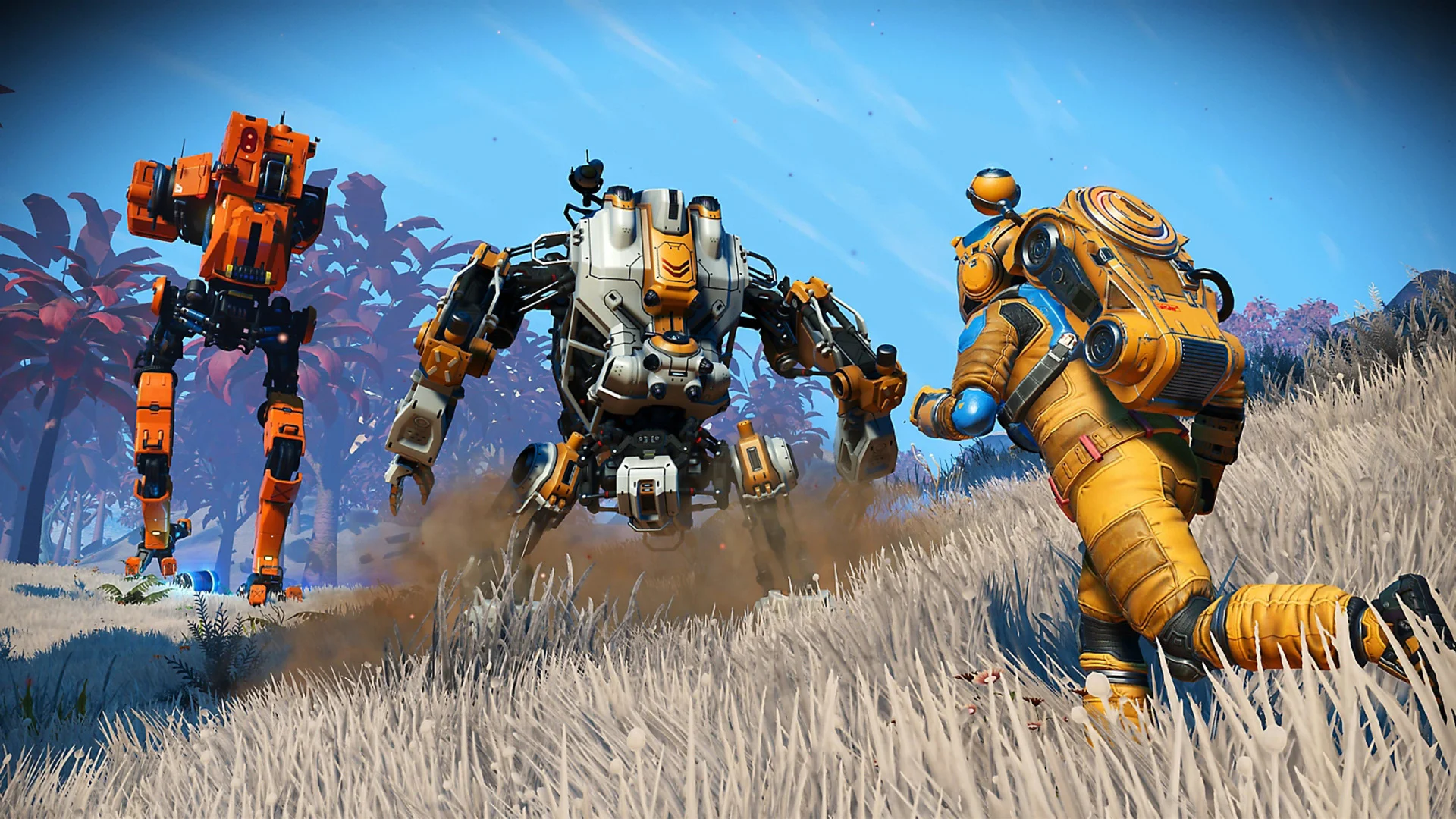 Сражение с роботами-стражами в No Man’s Sky