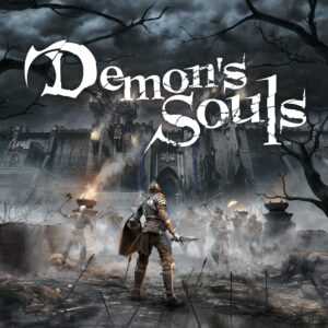 Официальная обложка Demon’s Souls с рыцарем перед ордой врагов