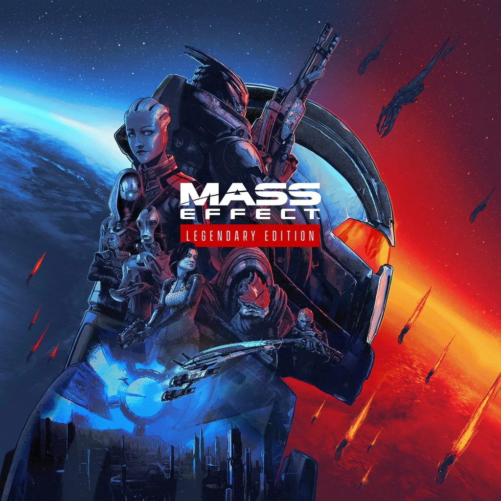 Mass Effect Legendary Edition – полное переиздание культовой трилогии на PlayStation Обложка Mass Effect Legendary Edition с персонажами