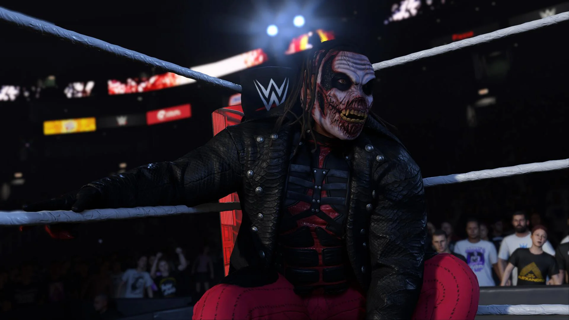 Брей Уайатт в образе Дьявола на ринге в WWE 2K24