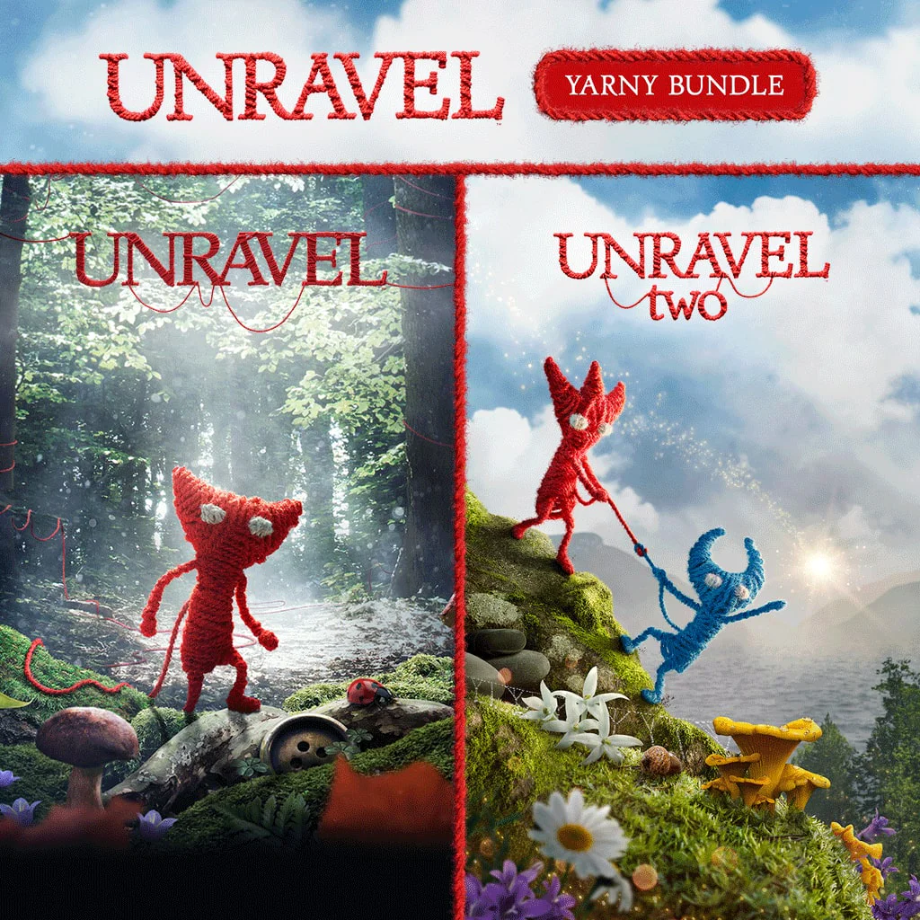 Unravel Yarny Bundle — трогательные приключения Ярни на PlayStation Красный Ярни из Unravel