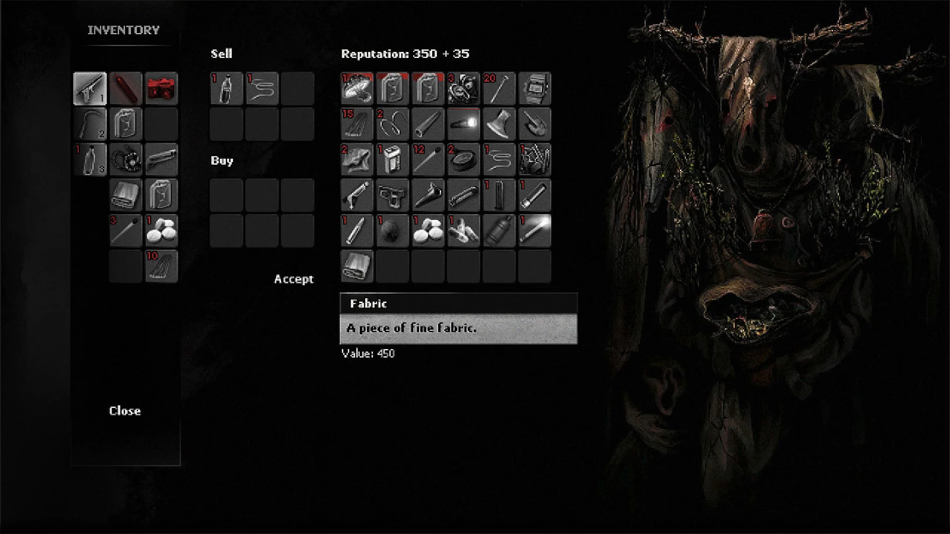 Инвентарь и торговля в Darkwood