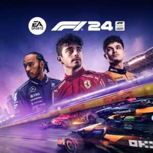 Льюис Хэмилтон, Шарль Леклер и Ландо Норрис на обложке F1 24