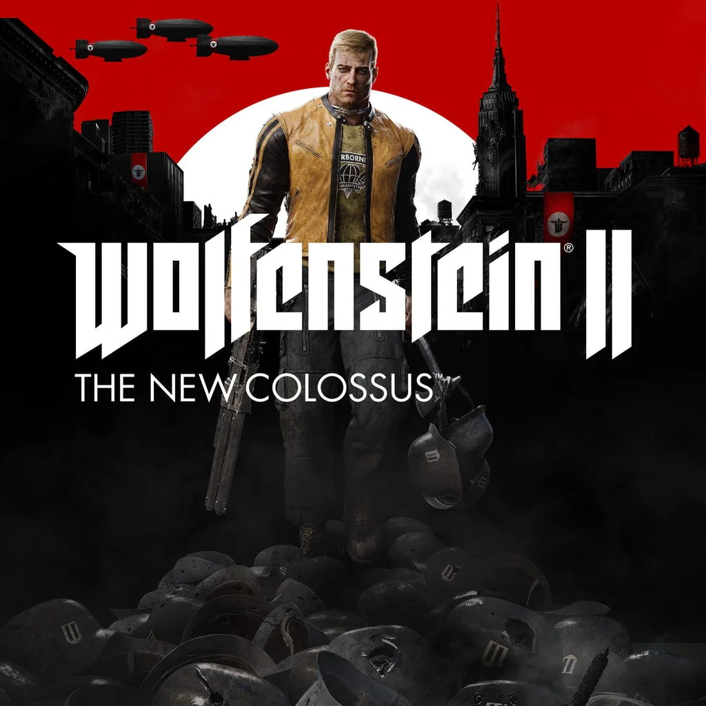Обложка Wolfenstein II: The New Colossus для аренды на PS.