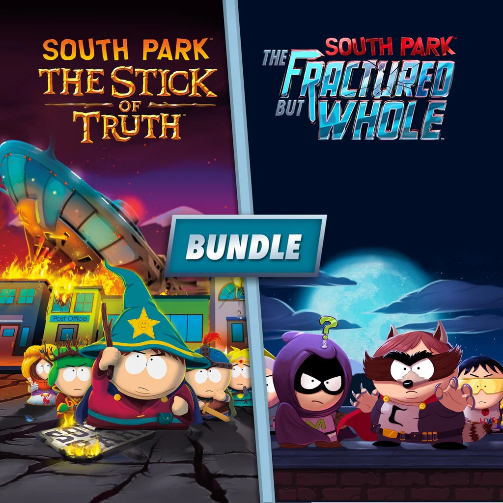 Обложка South Park Stick of Truth и Fractured but Whole аренда PS