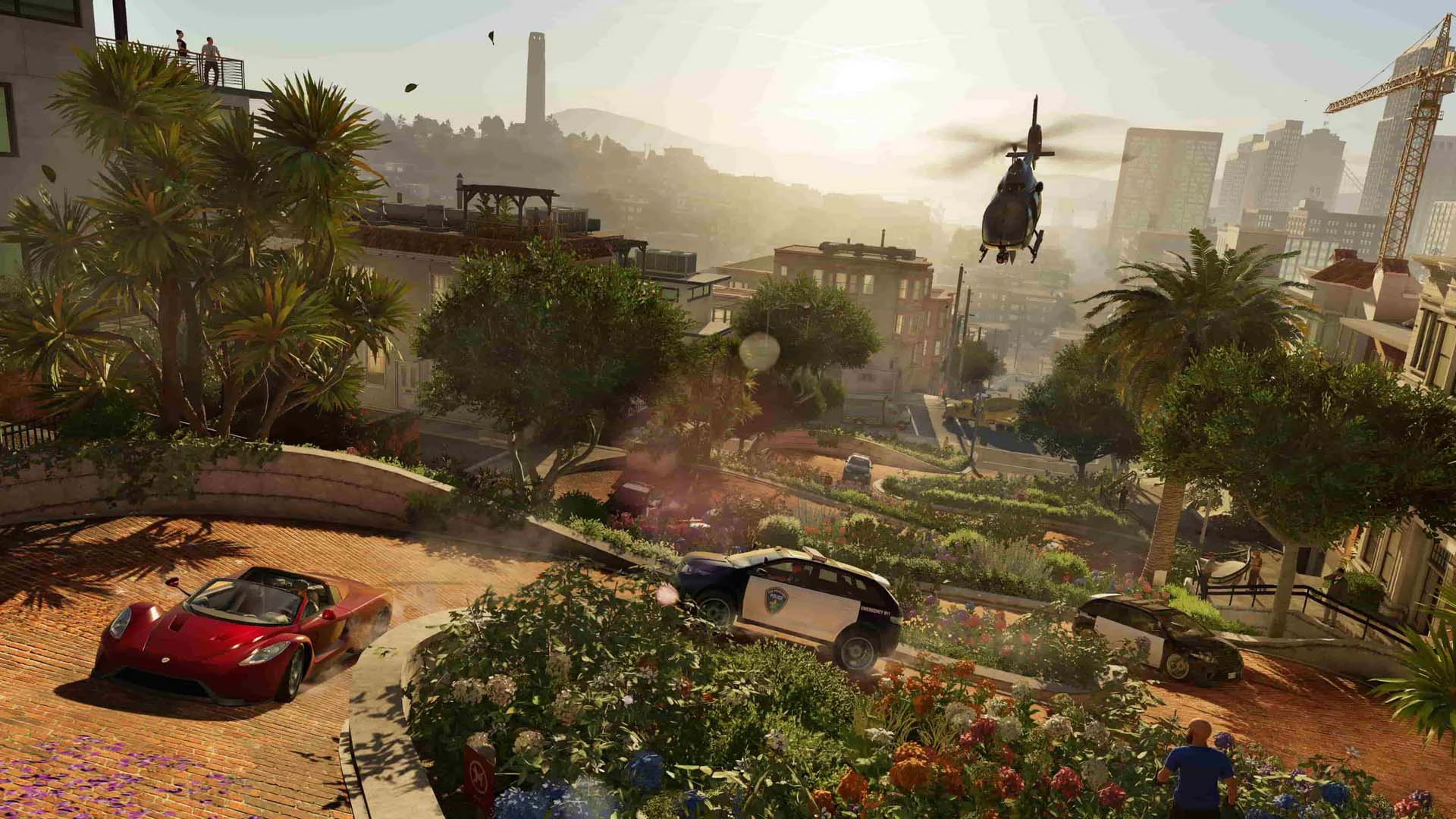 Аренда Watch Dogs 2 на PS с погоней и вертолётом