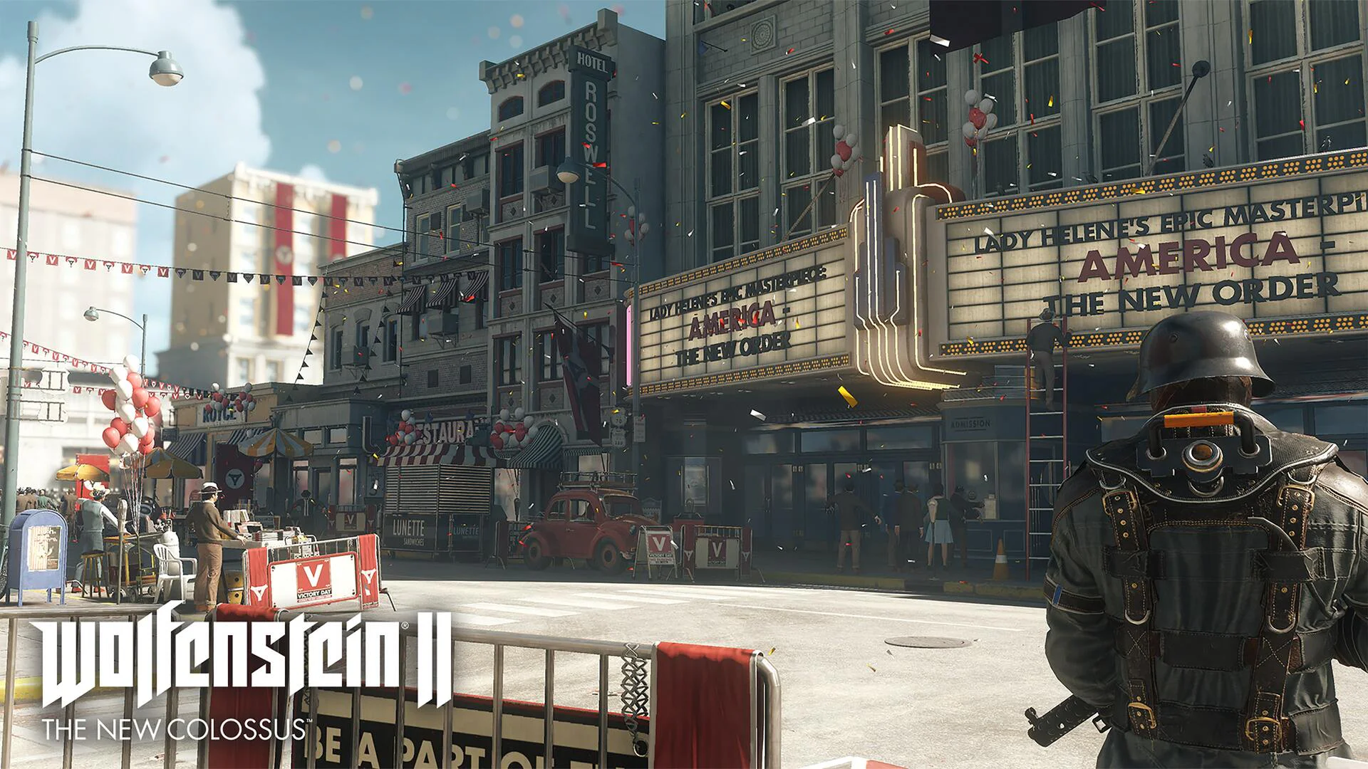 Wolfenstein 2 The New Colossus улица аренда PS