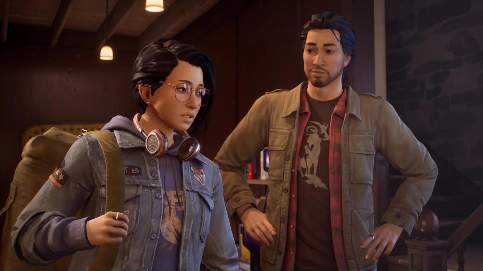 Алекс Чэнь и её брат Гейб в Life is Strange: True Colors
