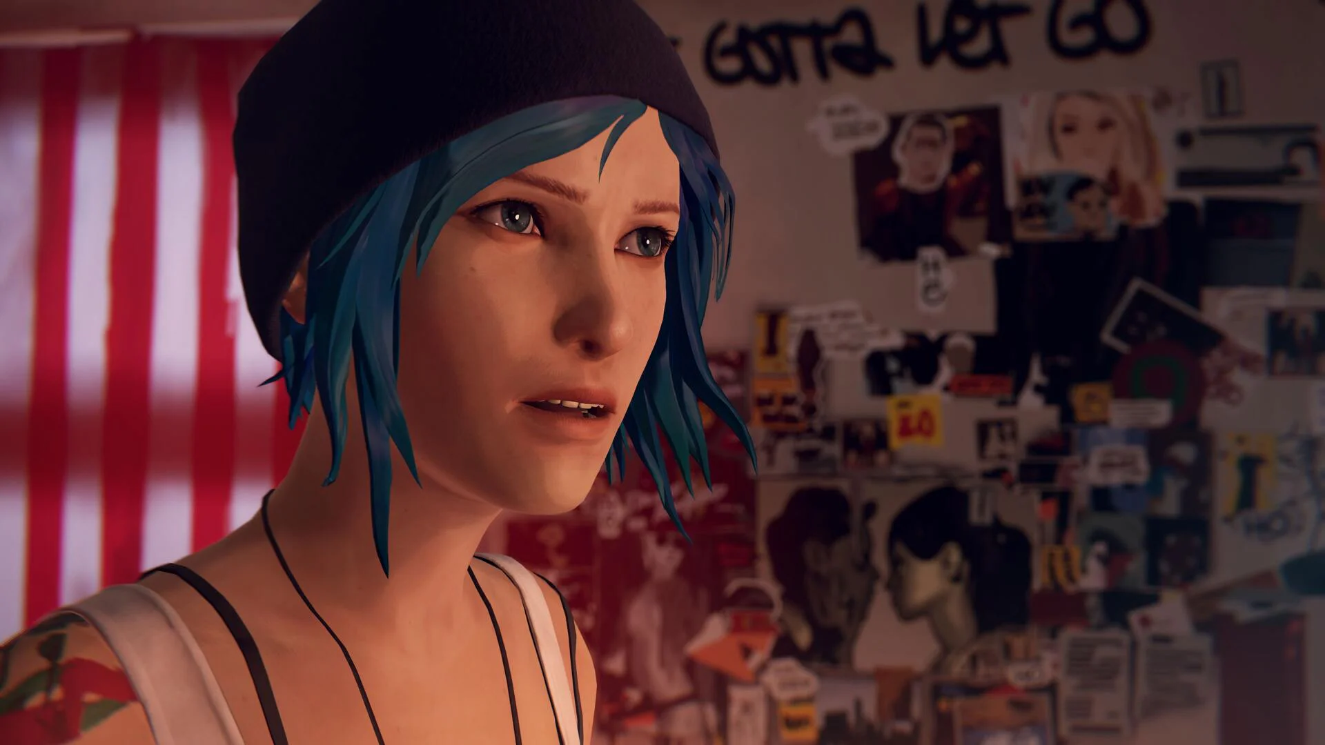 Хлоя Прайс в своей комнате в Life is Strange