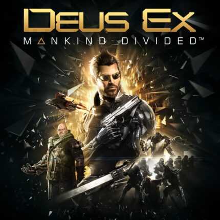 Обложка Deus Ex: Mankind Divided с Адамом Дженсеном