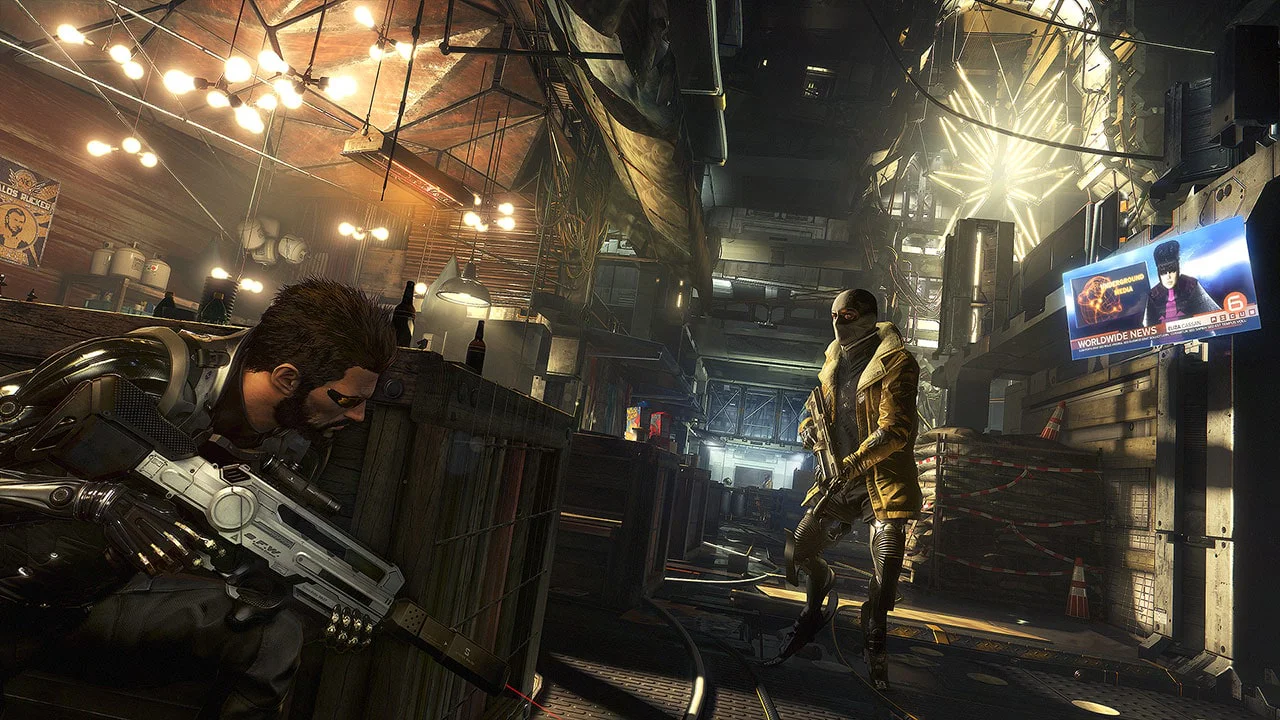 Адам Дженсен в Deus Ex Mankind Divided для аренды на PS
