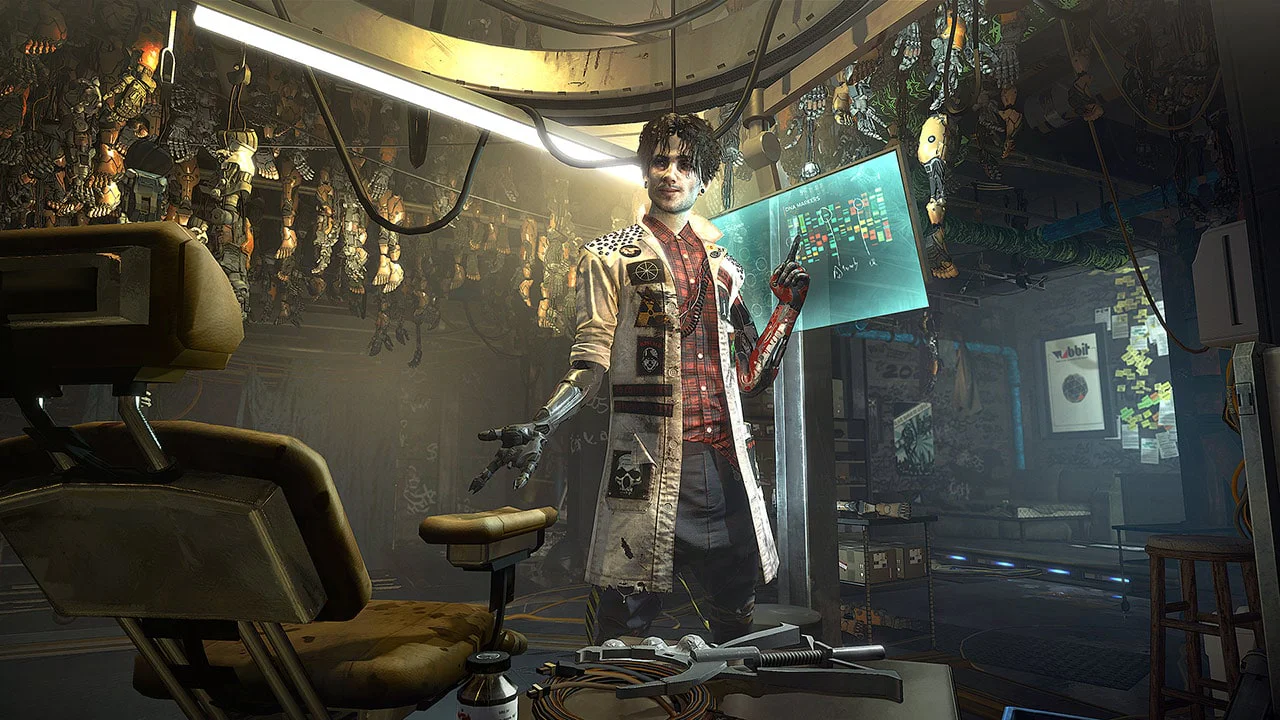 Персонаж Half-Life Alyx в лаборатории для аренды на PS