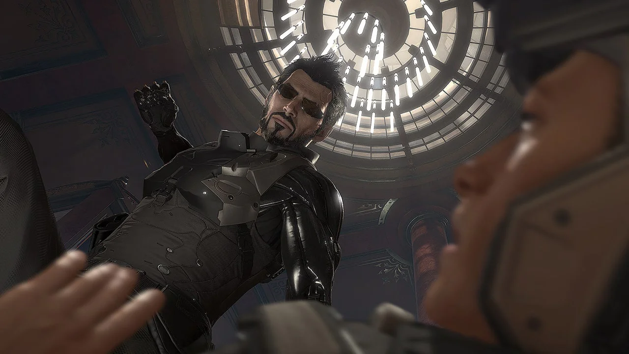 Адам Дженсен в Deus Ex Mankind Divided для аренды на PS