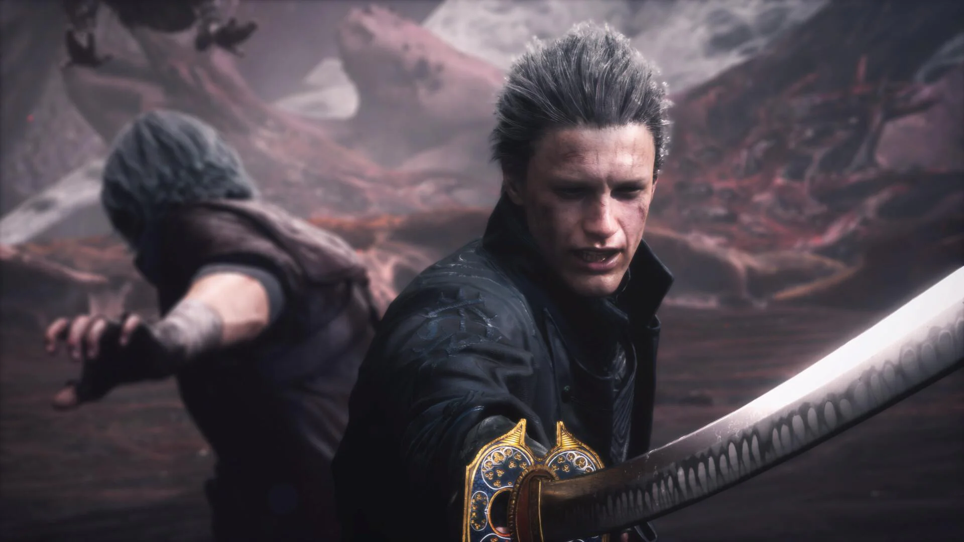 Вергилий с мечом Ямато в Devil May Cry 5 для аренды на PS