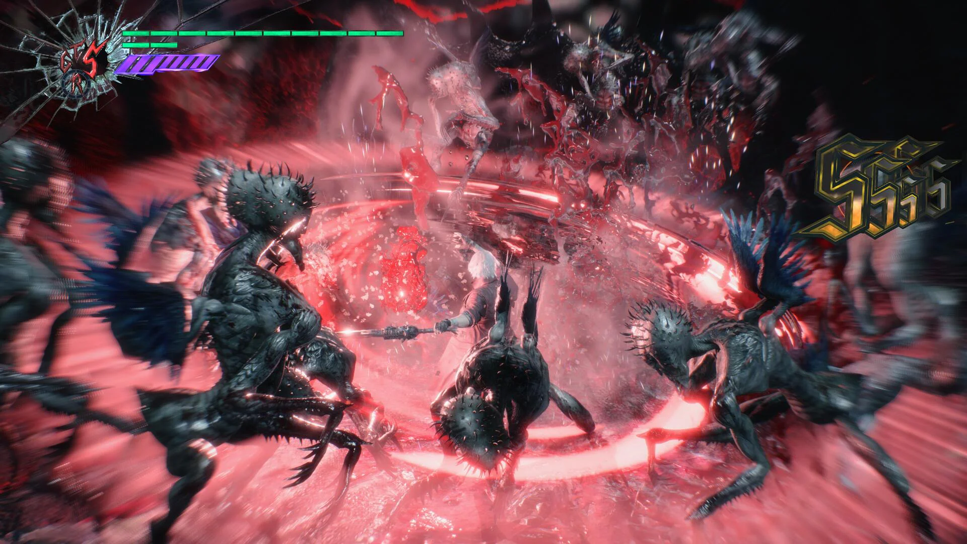 Неро сражается с демонами в Devil May Cry 5 для аренды на PS