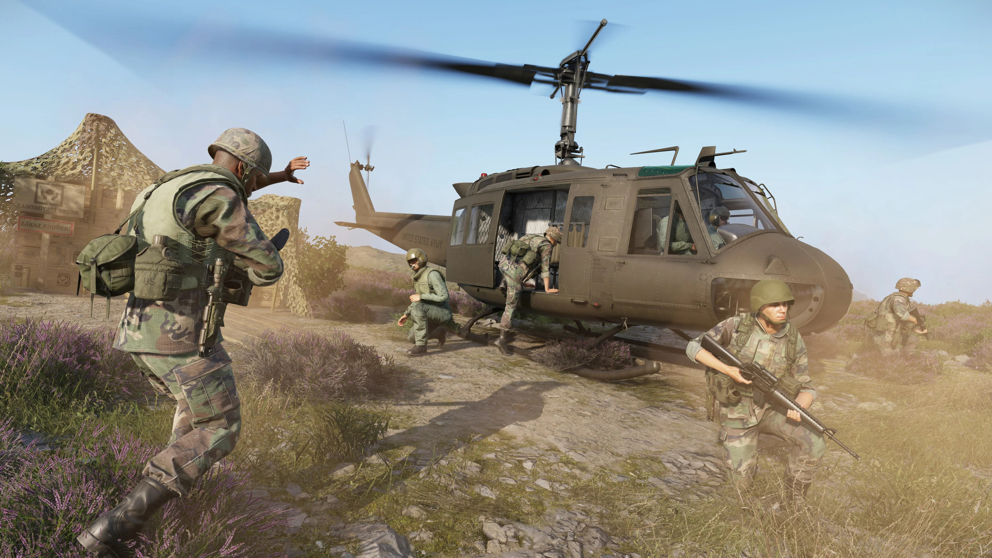 Arma Reforger высадка солдат из вертолета аренда PS