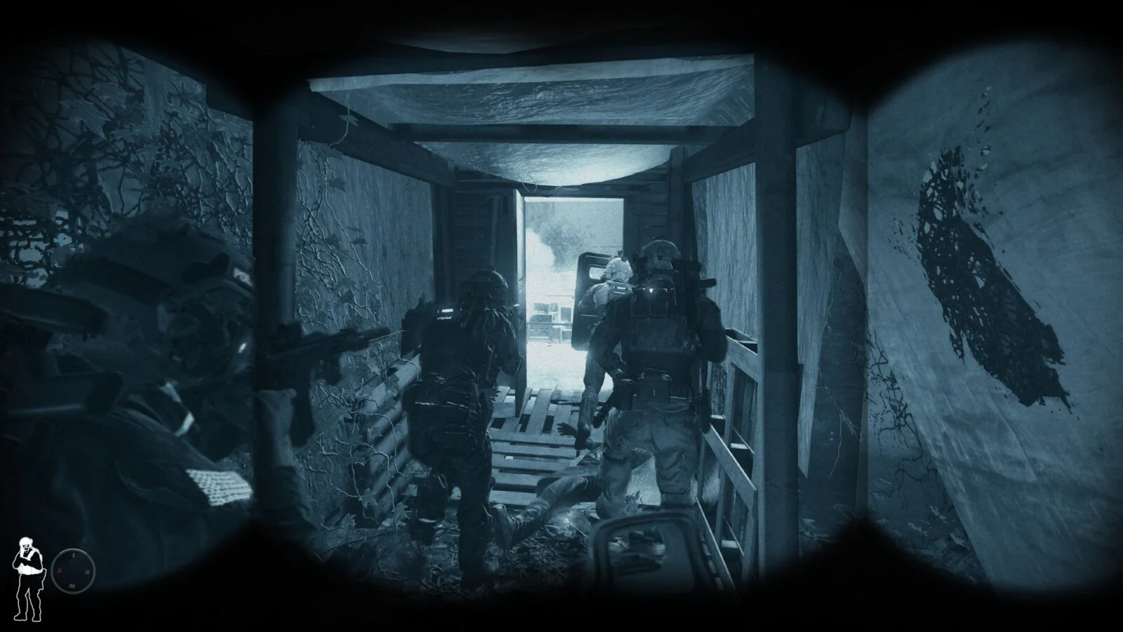 Операция SWAT с ночным видением и щитом в Ready or Not