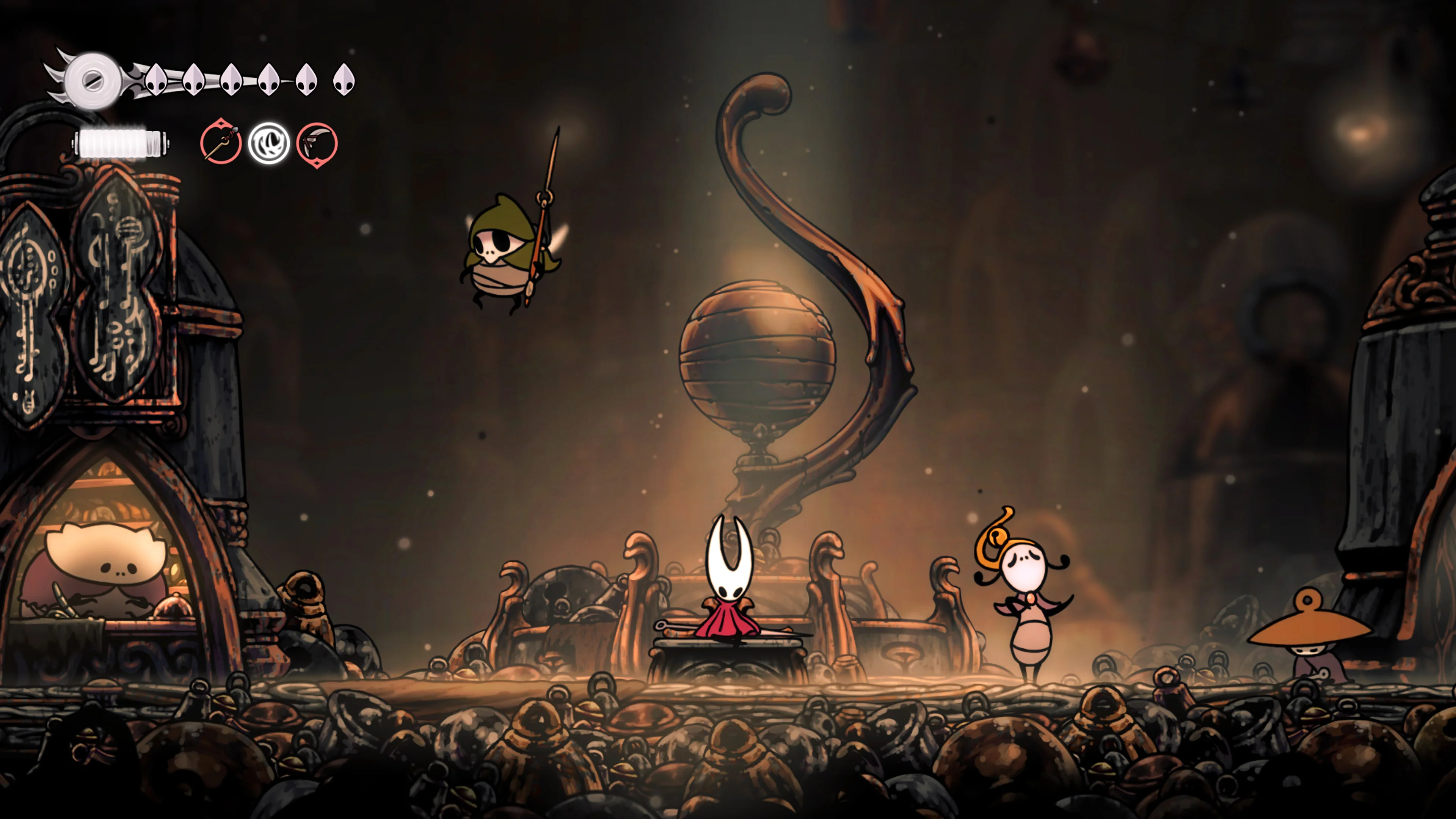 Hollow Knight Silksong аренда на PS с Хорнет и NPC