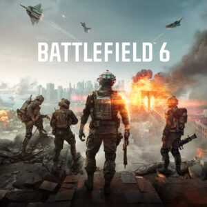 Аренда Battlefield 6 на PS5 с солдатами на фоне города