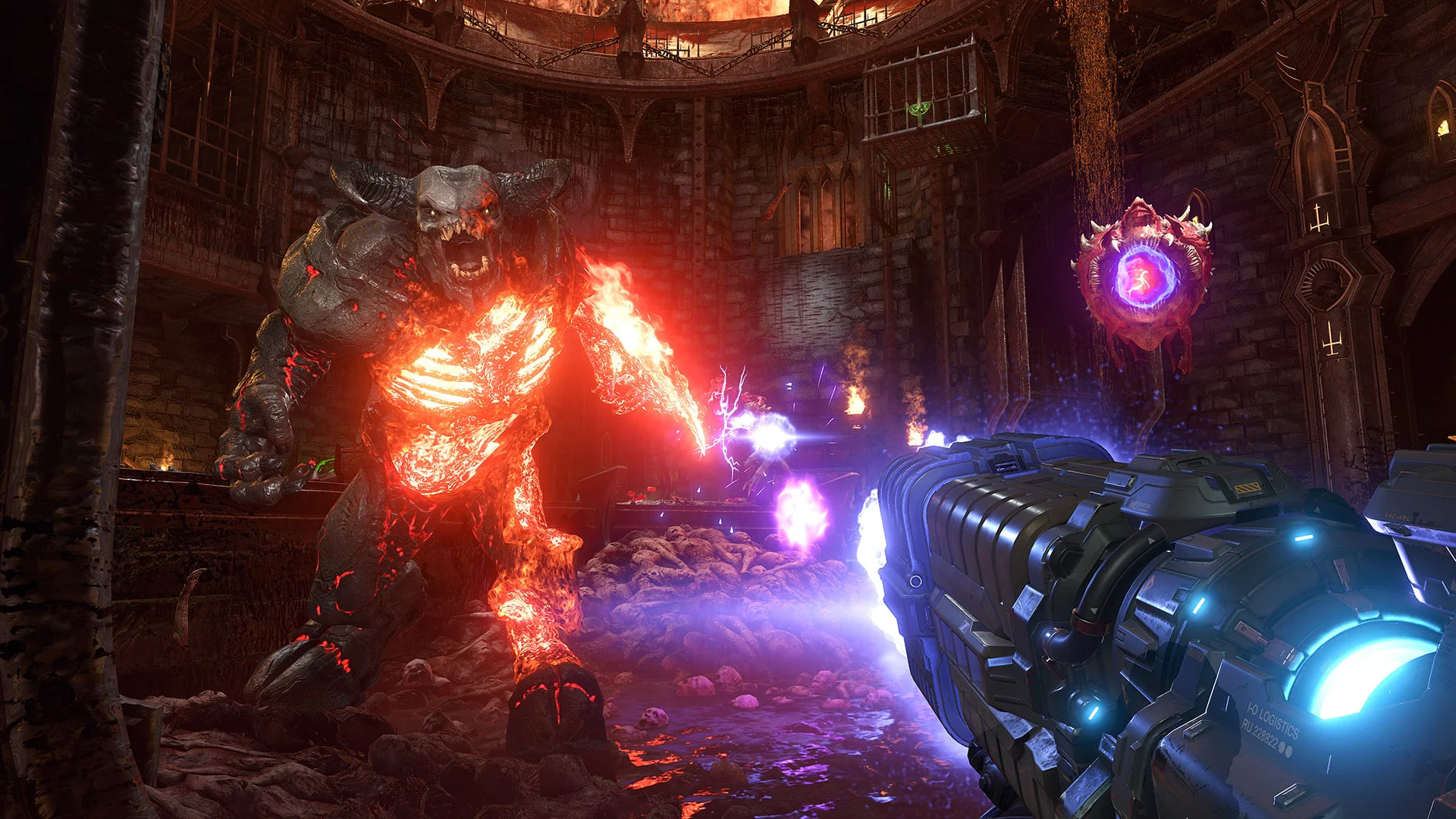 Doom Eternal аренда игры PS5 Кибердемон Барон Ада PlayStation