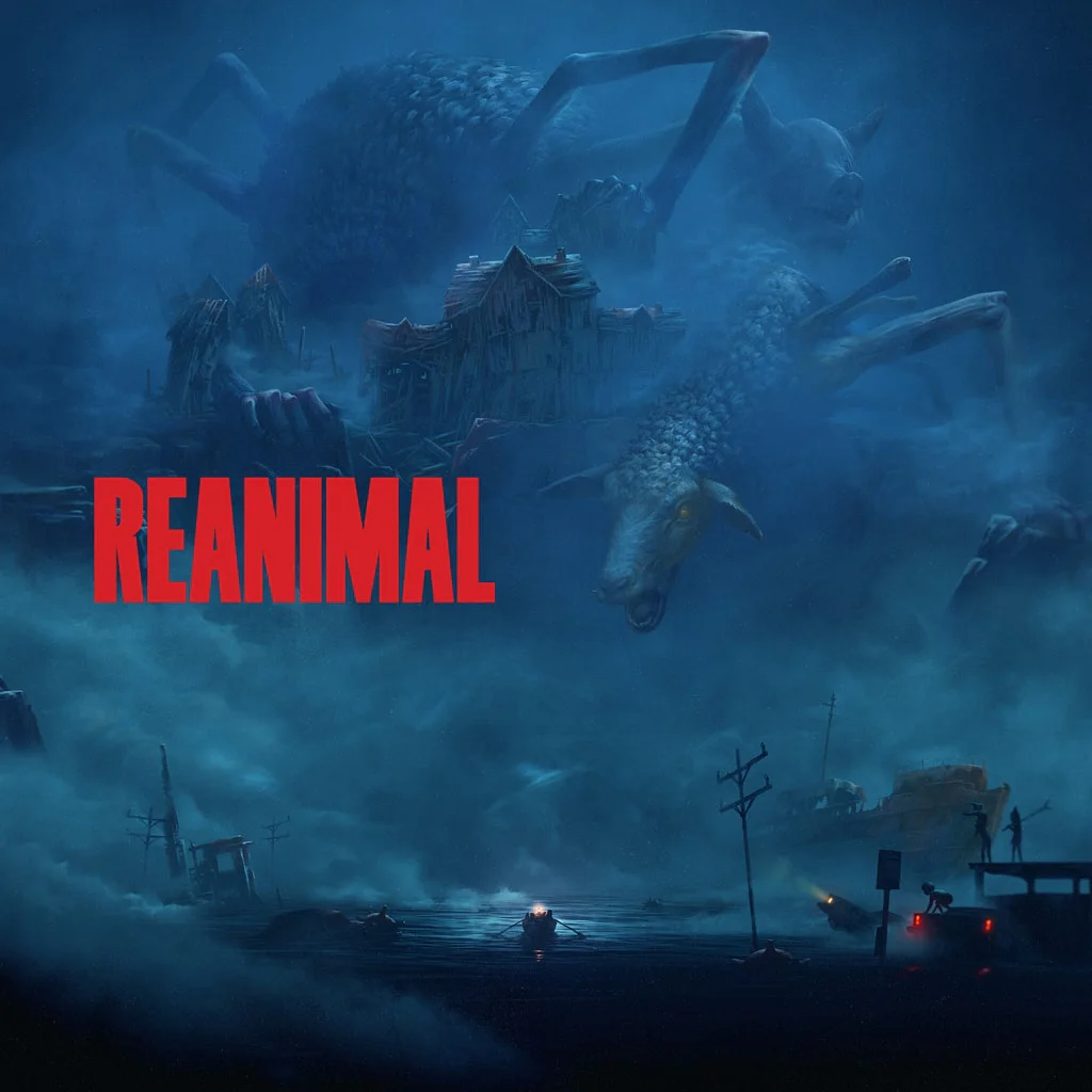 Хоррор Reanimal для консолей PS5 и PS4 постер Reanimal аренда игры PlayStation гигантское животное в тумане
