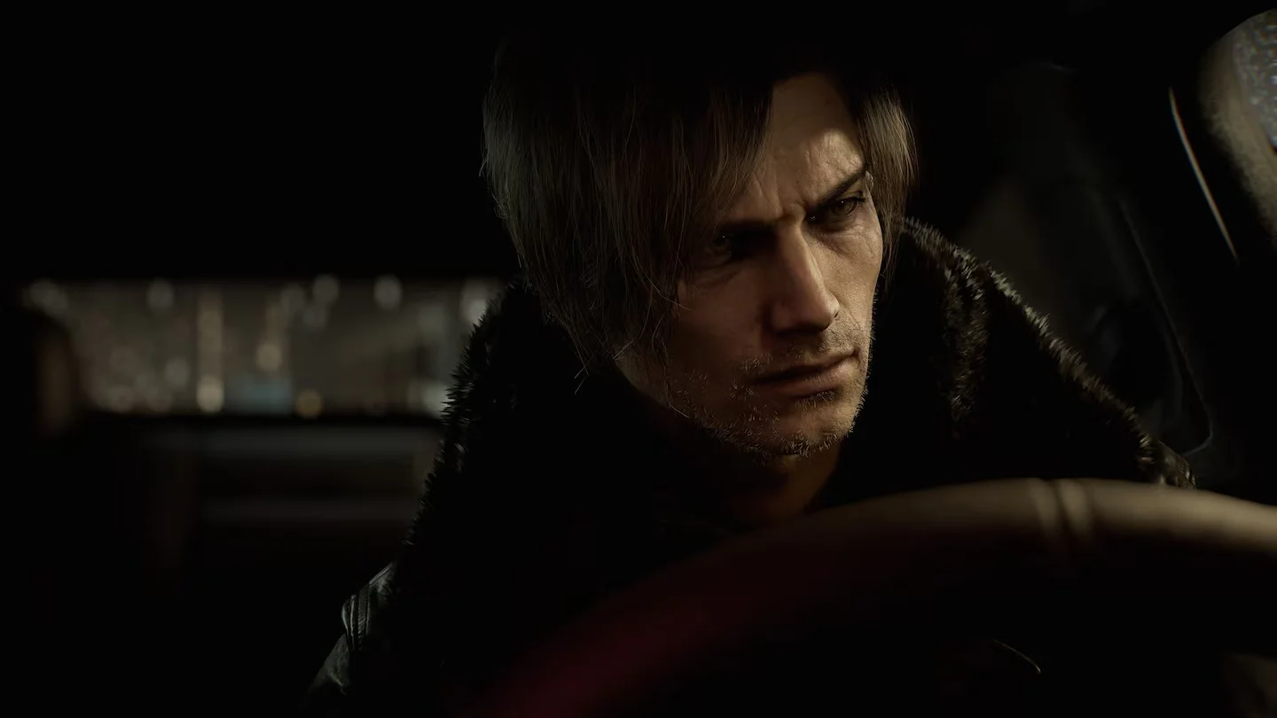 Леон Кеннеди за рулем автомобиля Resident Evil 4 Remake аренда PlayStation