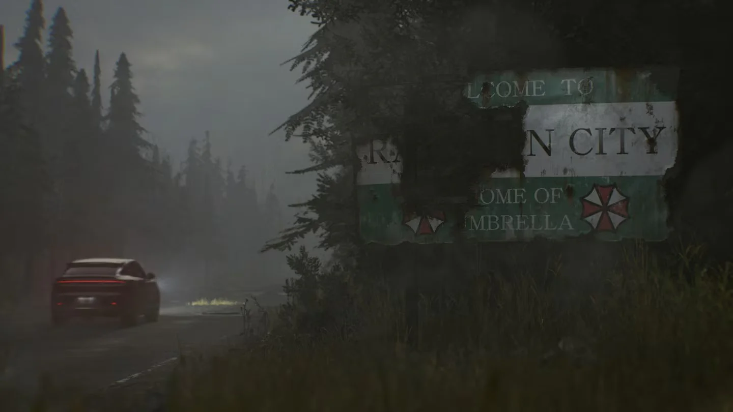 Знак Welcome to Raccoon City Resident Evil аренда PS5 PlayStation