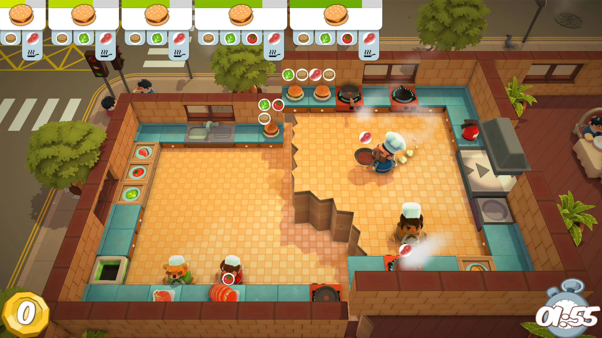 Геймплей Overcooked 2 аренда игр на PlayStation и PS5
