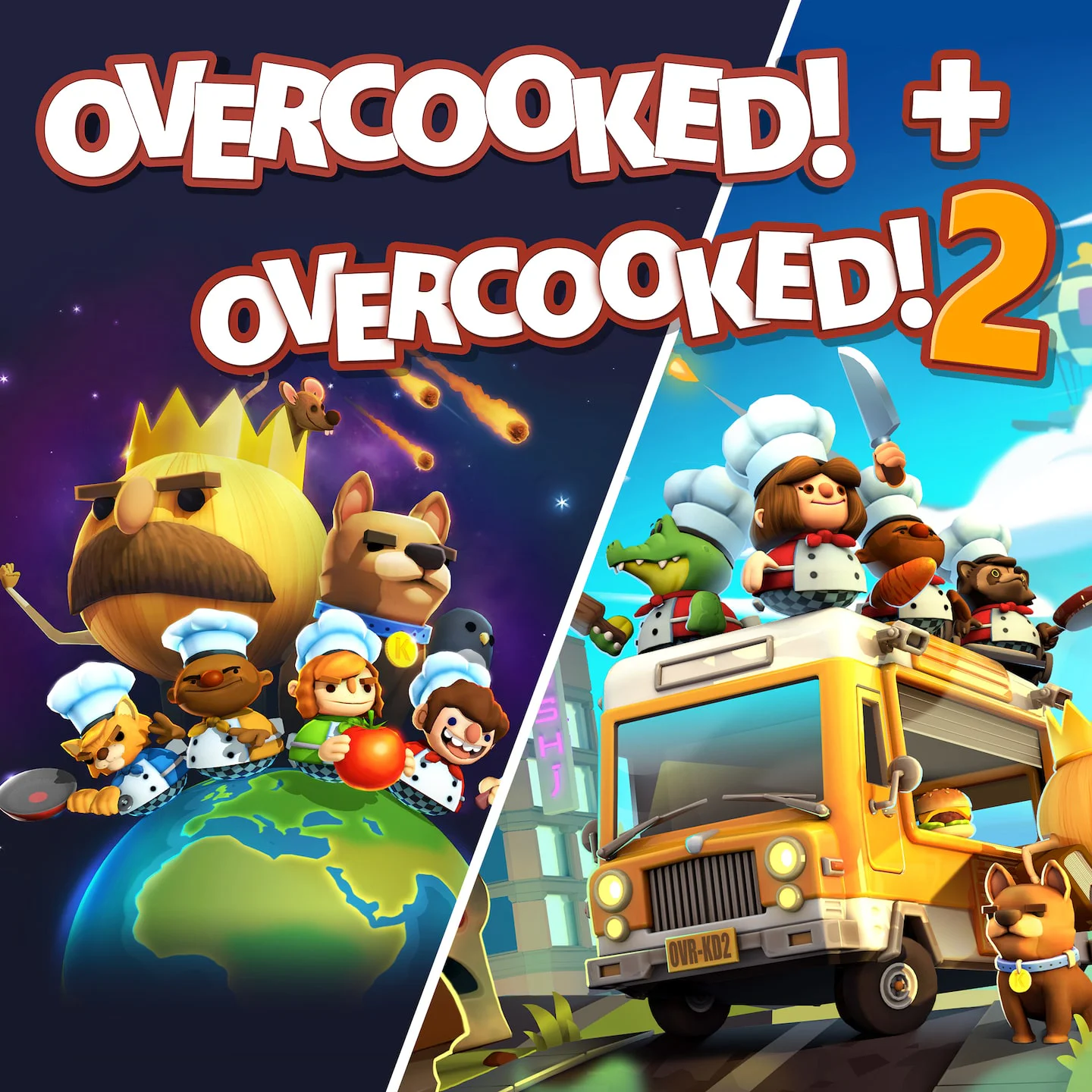 Аренда сборника Overcooked 1 и 2 на PlayStation и PS5