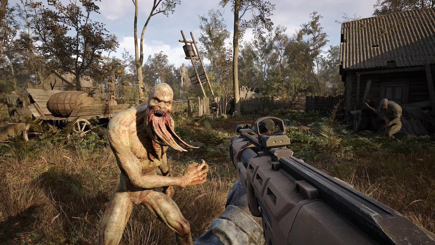 Сражение с кровососом в S.T.A.L.K.E.R. 2 аренда PS5 игры