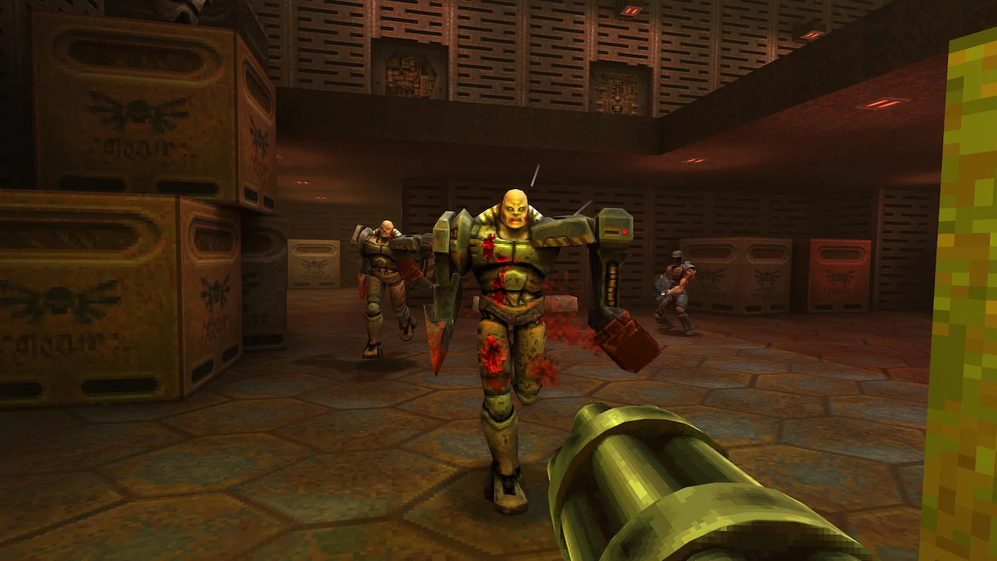 Сражение с киборгами в Quake 2 аренда на PlayStation