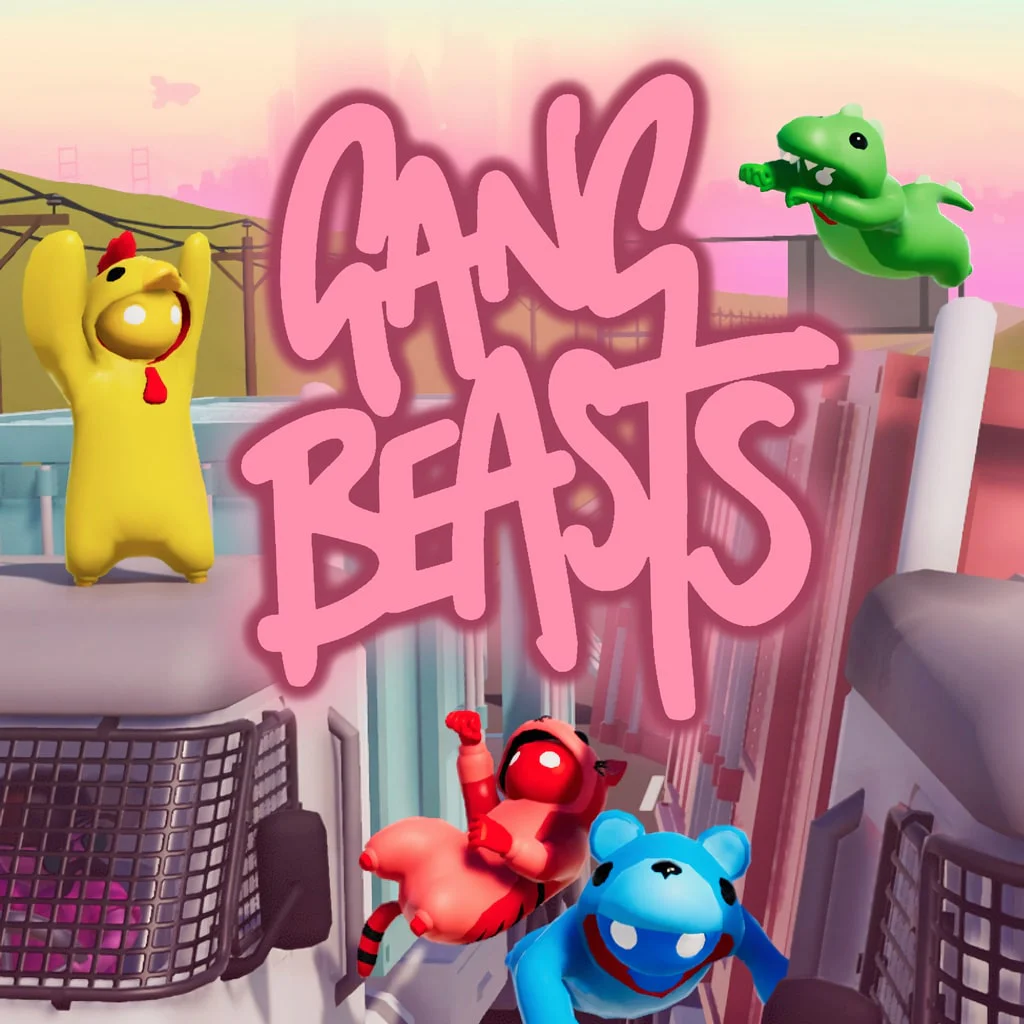 веселые бойцы gang beasts для аренды игр playstation
