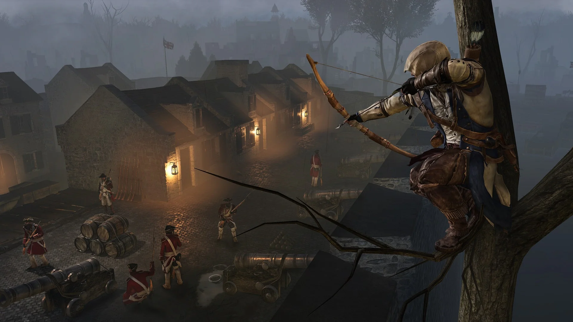 Коннор с луком в Assassin's Creed III Remastered аренда PlayStation онлайн