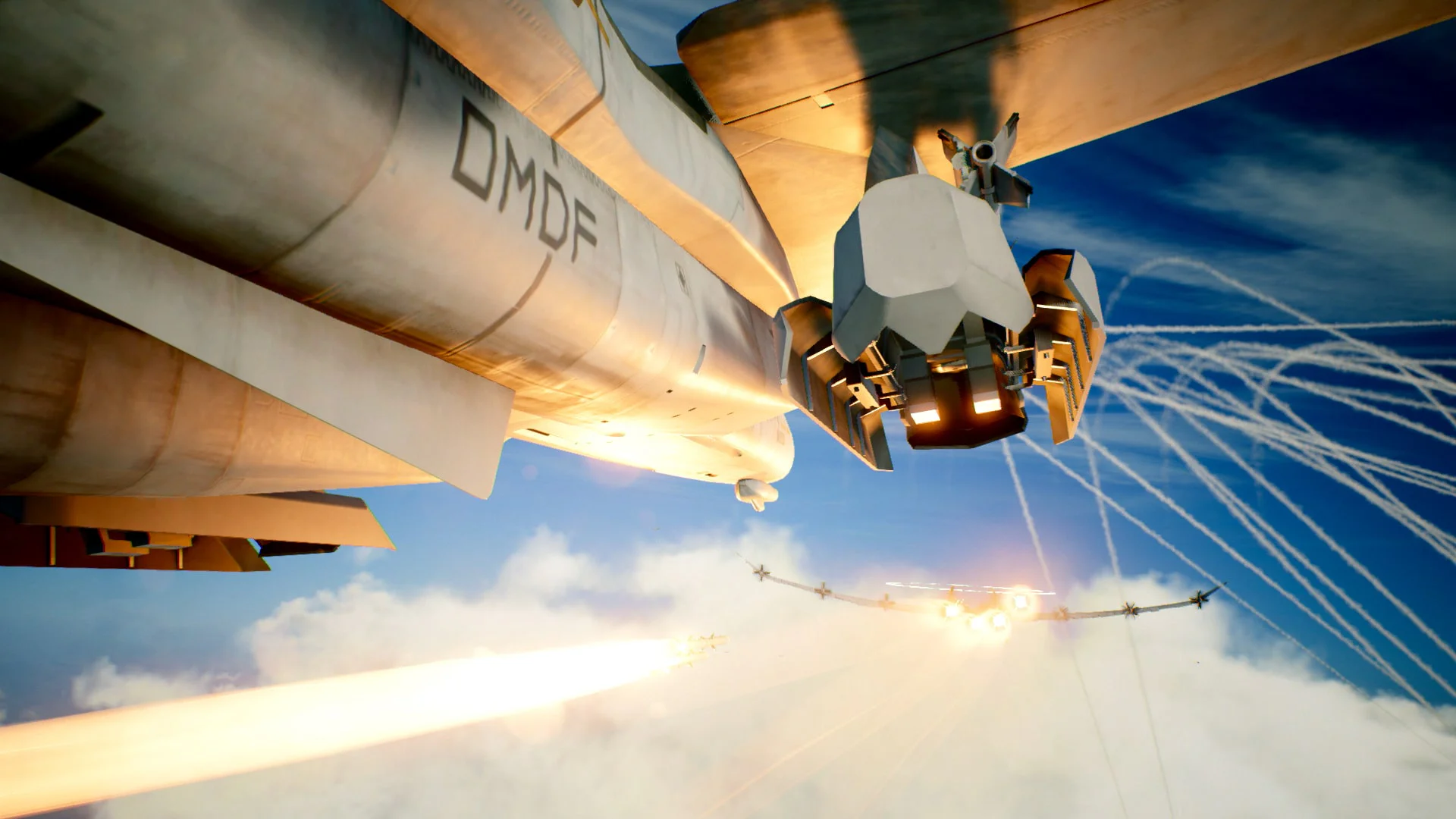 пуск ракеты с истребителя в Ace Combat 7 аренда на PS5 PS4