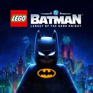 Аренда игры LEGO Batman на PlayStation фигурка Бэтмена обложка