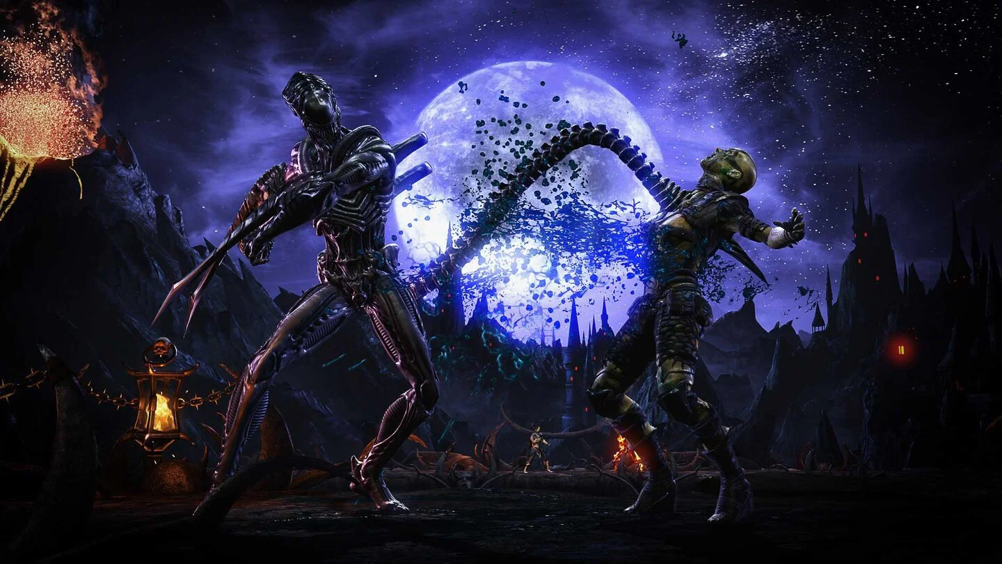 Чужой и Ди'Вора аренда игры Mortal Kombat PlayStation