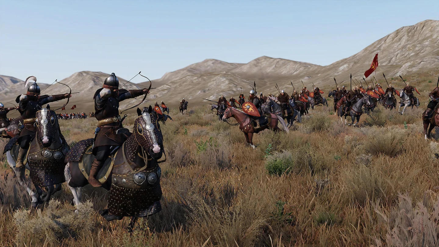 аренда игр PS Mount Blade Bannerlord конница лучники